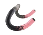 2Pcs Skidproof Breathable Shock-Absorbing Road Bicycle Handlebar Tapes Straps - Pink