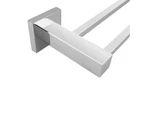 Stainless Steel 800mm Double Towel Racks Rails Bars Bathroom towel hanger holder Square Chrome