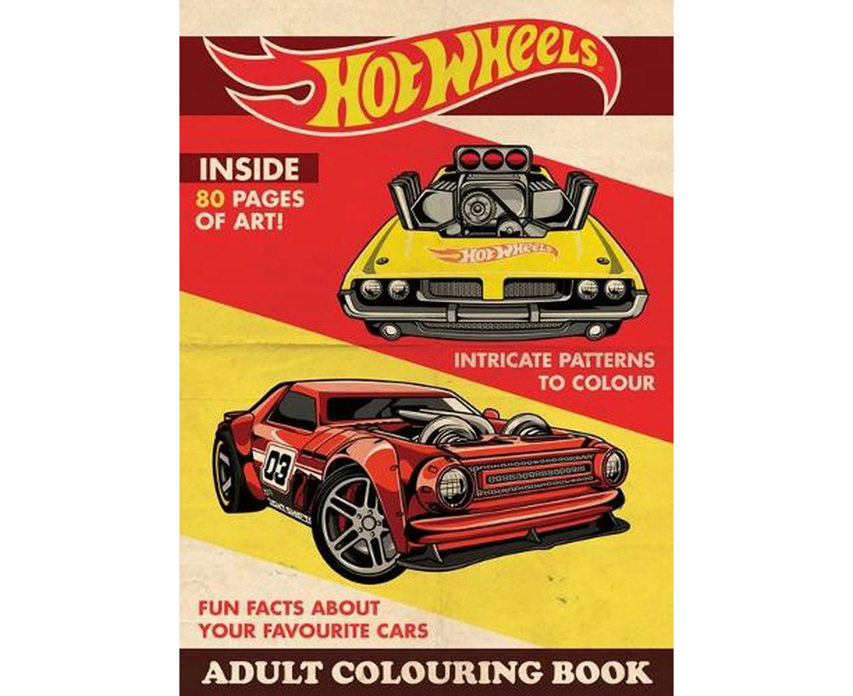 Hot Wheels: Adult Colouring Book (Mattel)