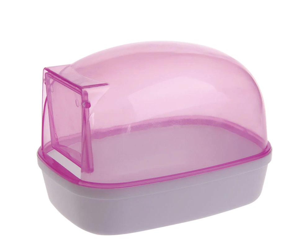 Hamster Sauna Sand Bath Room Bathing Bathroom Toilet Plastic Color Random Small Animal Rabbit Chinchilla Toilet Cleaning