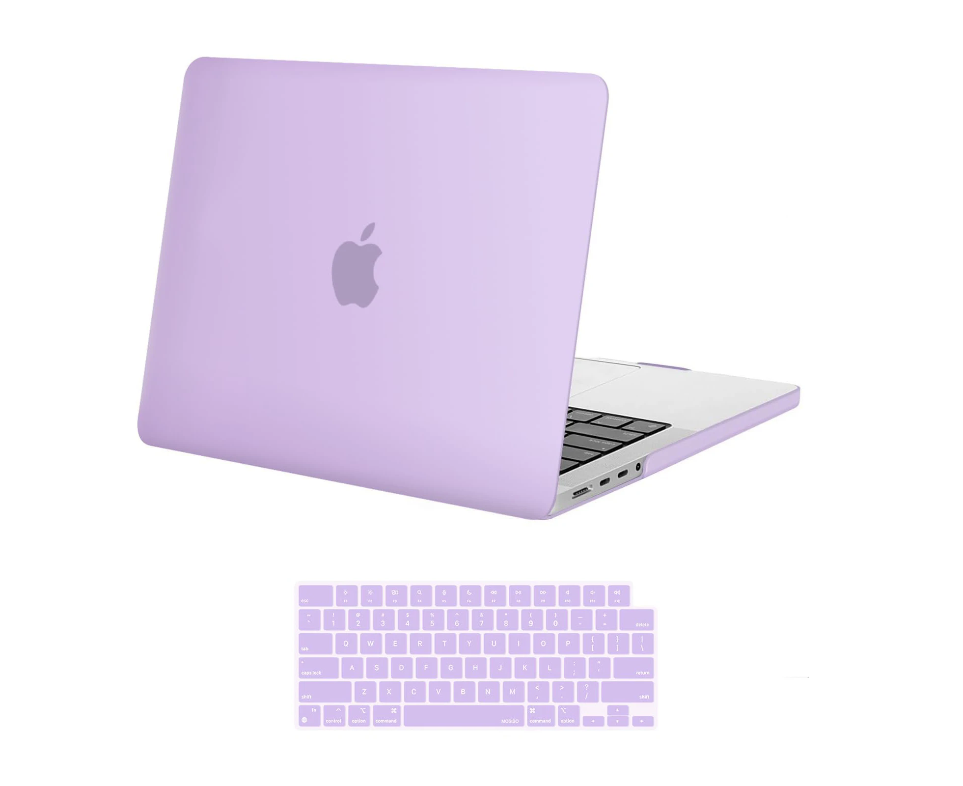 MacBook Pro 14 Max Inch Case 2023 2022 2021 M2 A2779 M1 A2442 Hardshell Case Keyboard Cover Purple