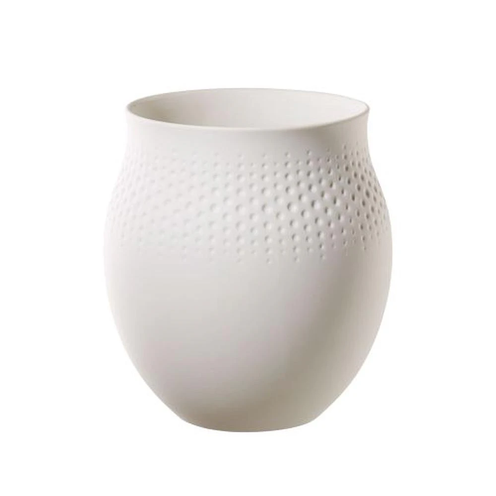 Manufacture Collier Vase Perle Large (White) - 16.5x16.5x17.5cm