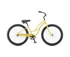 Comfort Coaster Step-Through Beach Cruiser Single Speed 26*17 - Yellow