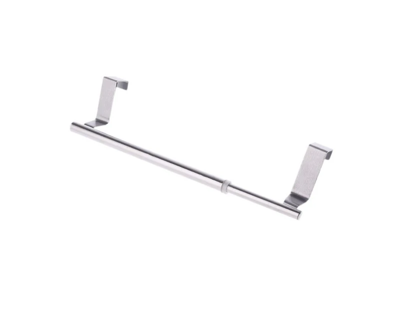 Stainless Steel Towel Bar Storage Rack Metal Hanging Holder Organizer for Home Kitchen Bathroom Bar Hotel Organization