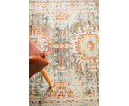 Cheapest Rugs Online Legacy in Blue and Multi Coloured Rug