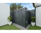 Stratco Handi-Pod Hinged Door Garden Shed 2170mm x 1410mm x 2040mm Gun Metal Grey