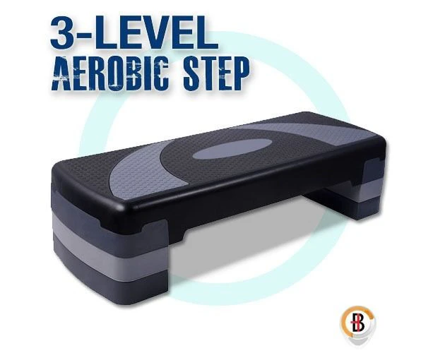 Aerobic Workout Home Gym Fitness Exercise 4 Block Bench Step Level Stepper