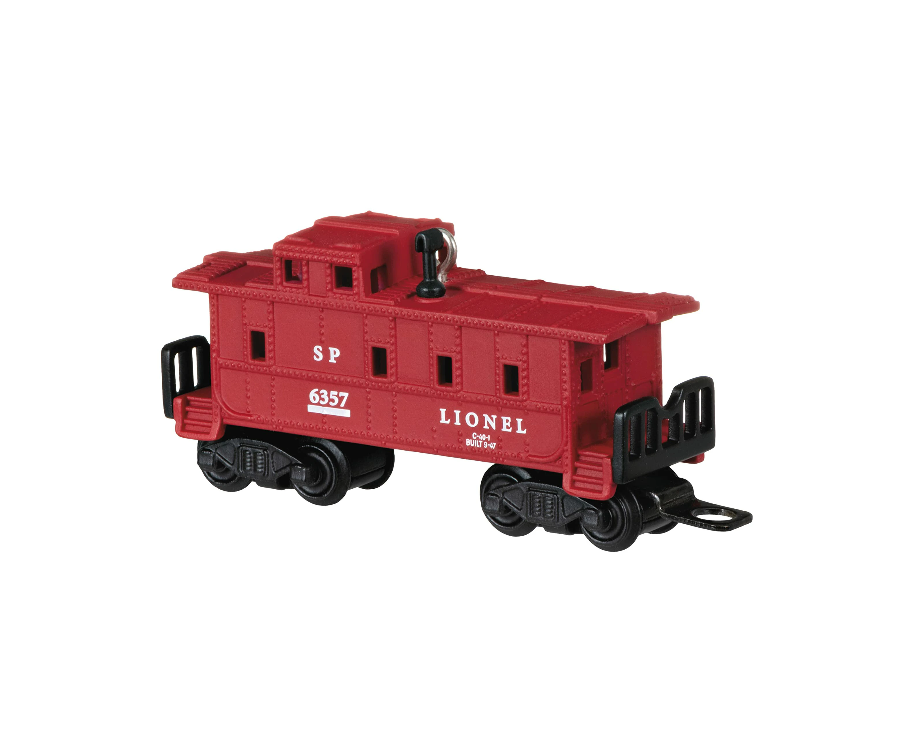 Hallmark Keepsake christmas Ornament 2022, Lionel 6357 caboose, Metal Train Ornament