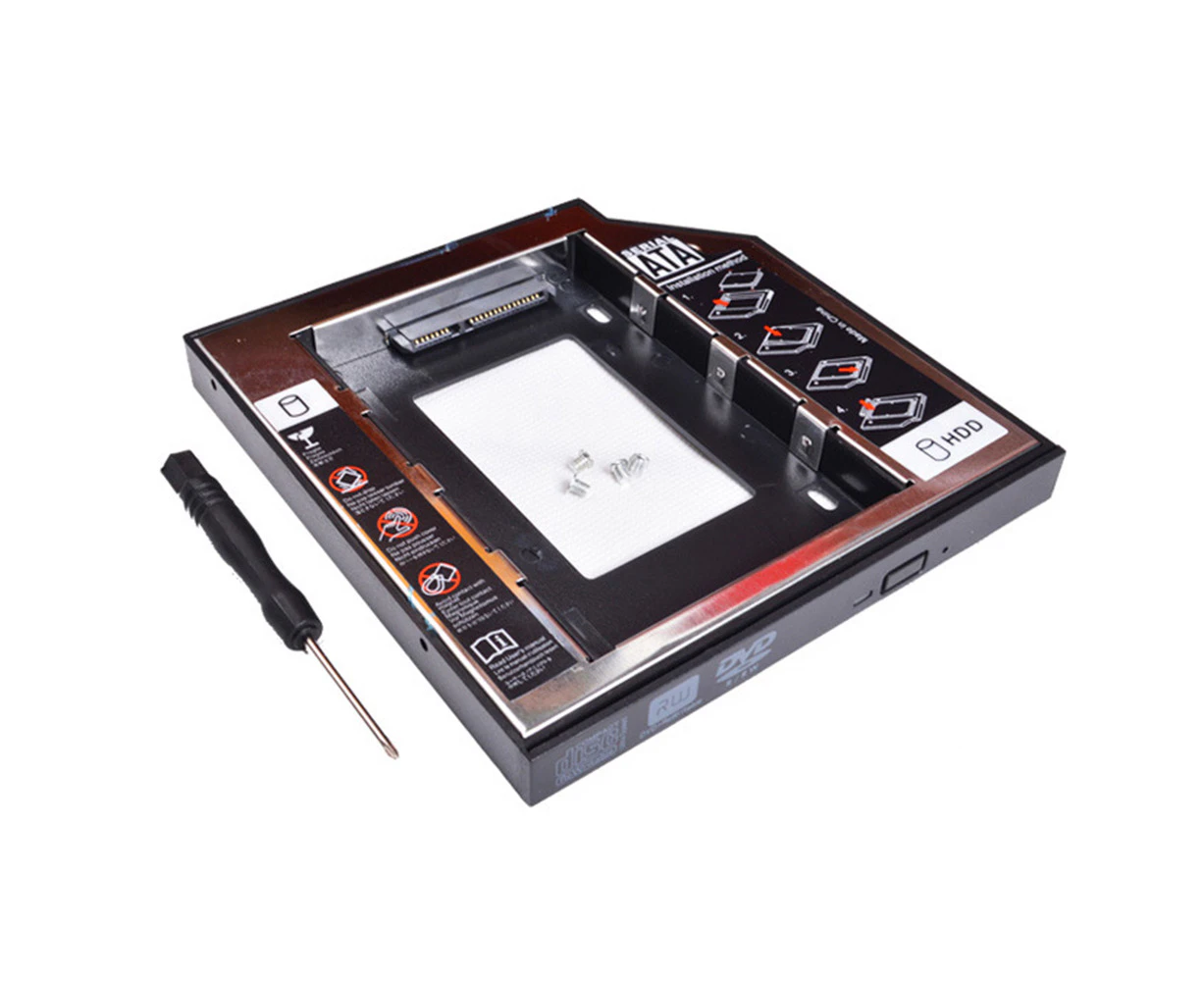 Buutrh 9.5mm 2.5inch SATA 3.0 Hard Bay HDD SSD Caddy Tray