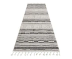 Cheapest Rugs Online Everest Tribal Runner Rug In Grey