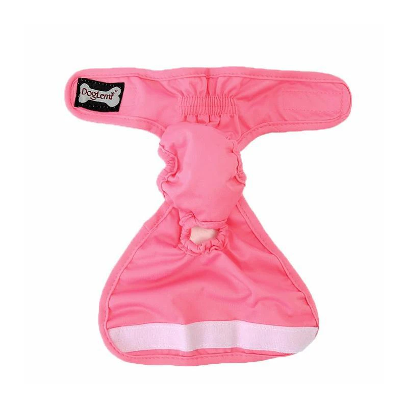 Female Dog Puppy Nappy Diapers Wrap Band Sanitary Pants Underpants XS-XL OZ Pink