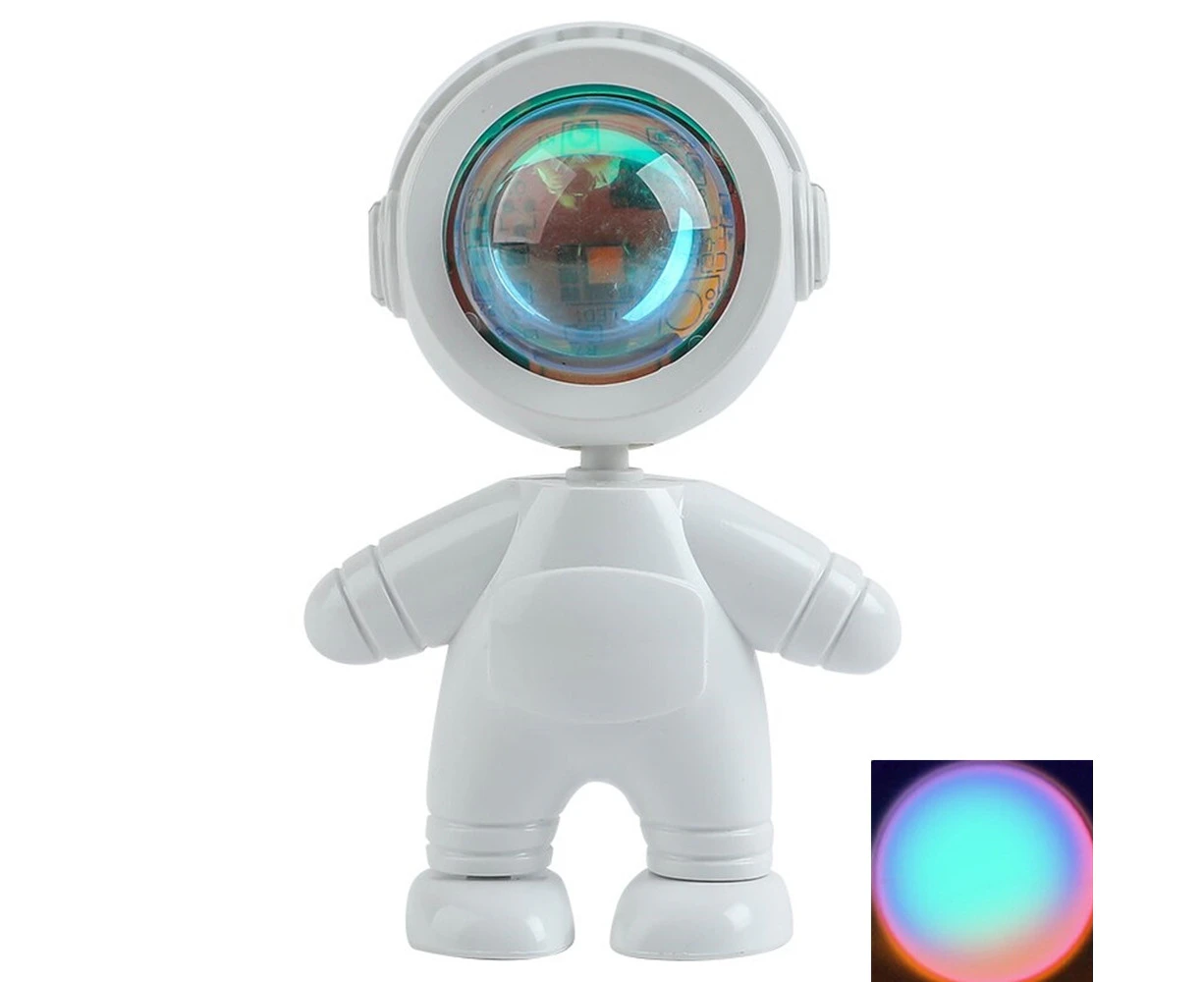 Astronaut Robot Atmosphere Projector Room Decor Desk Light Night Light Led Touchable RGB Mini Lamp Emitting Color Rainbow