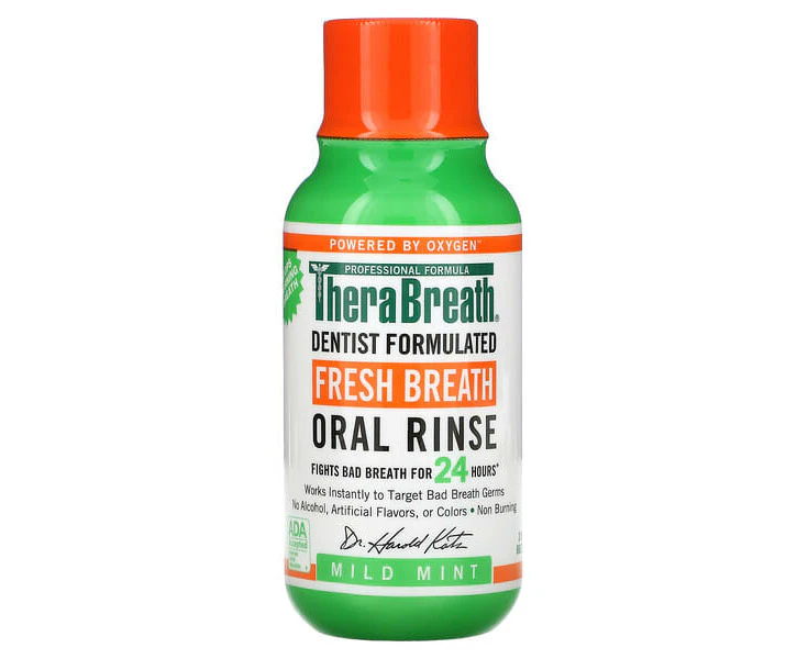 Fresh Breath Oral Rinse, Mild Mint, 3 fl oz (88.7 ml)