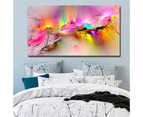 Wall Multicolor Cloud Abstract Art Canvas Painting Poster Living Room Wall Decor-Multicolor unique value
