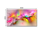 Wall Multicolor Cloud Abstract Art Canvas Painting Poster Living Room Wall Decor-Multicolor unique value