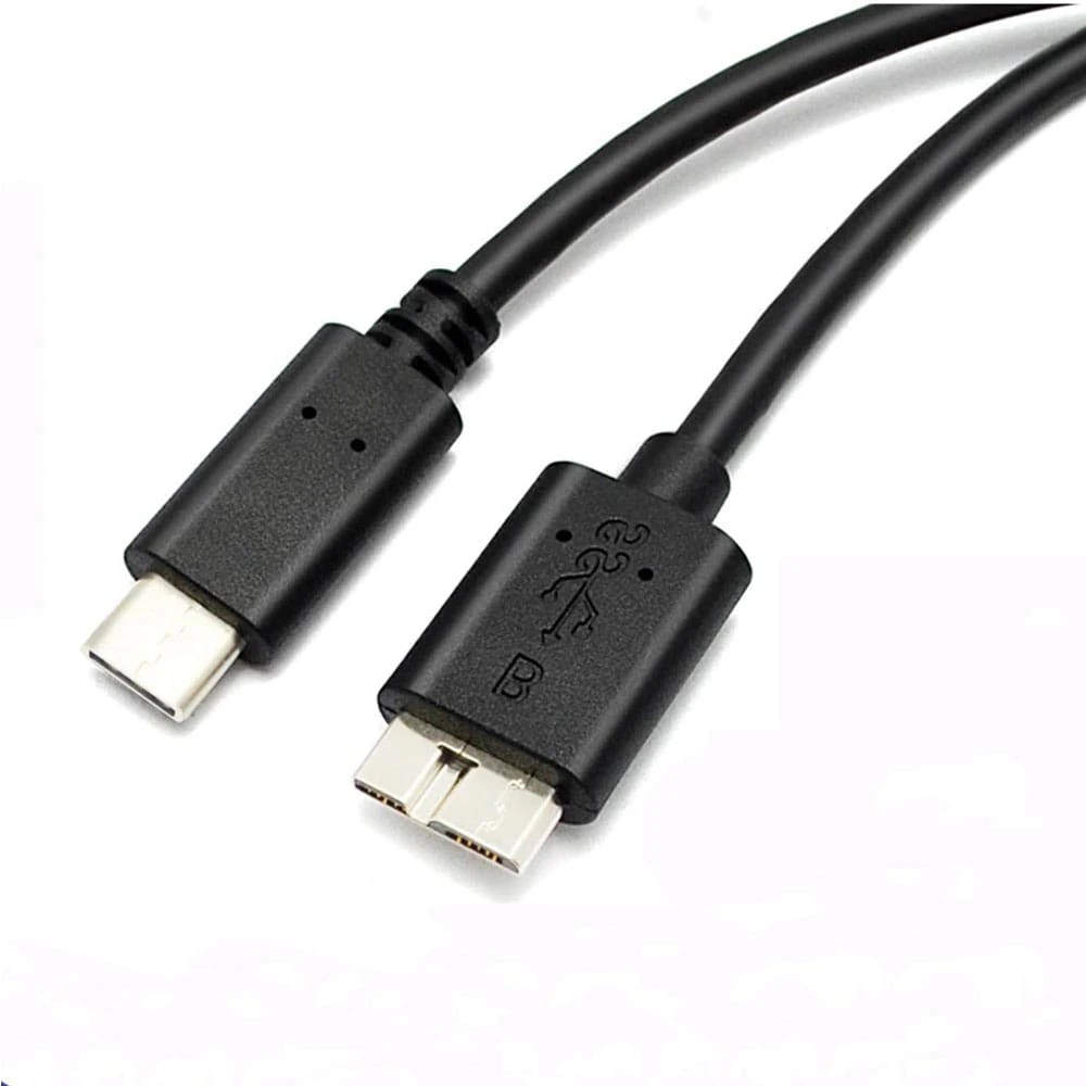 USB 3.1 Type C USB-C to Micro B Male Converter Hard Disk Drives Cable - 2m