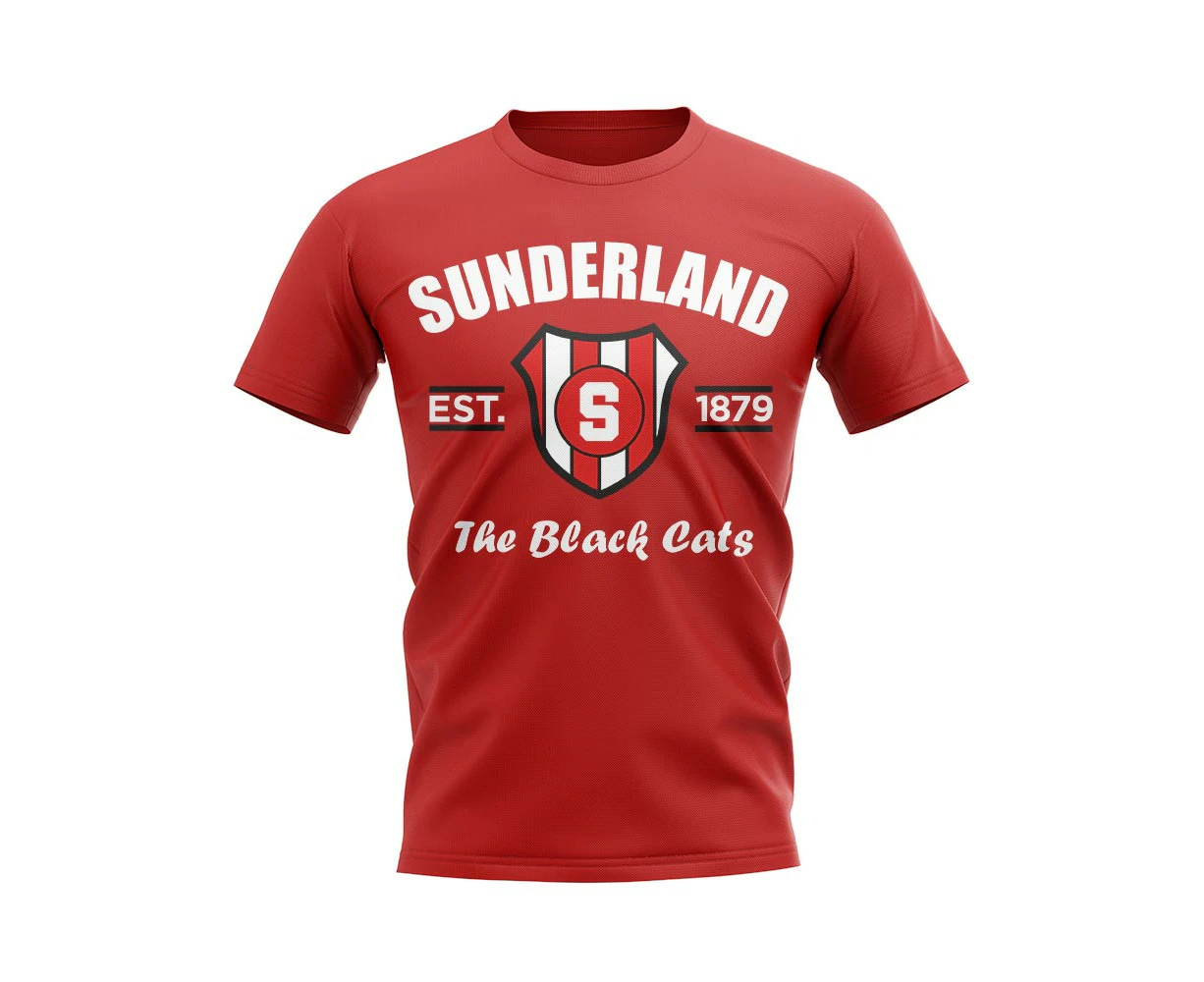 Sunderland Established Football T-Shirt (Red)