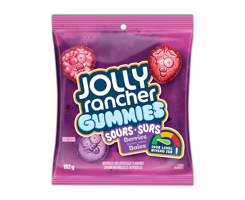 Jolly Rancher Sour Surs Berriers 182g