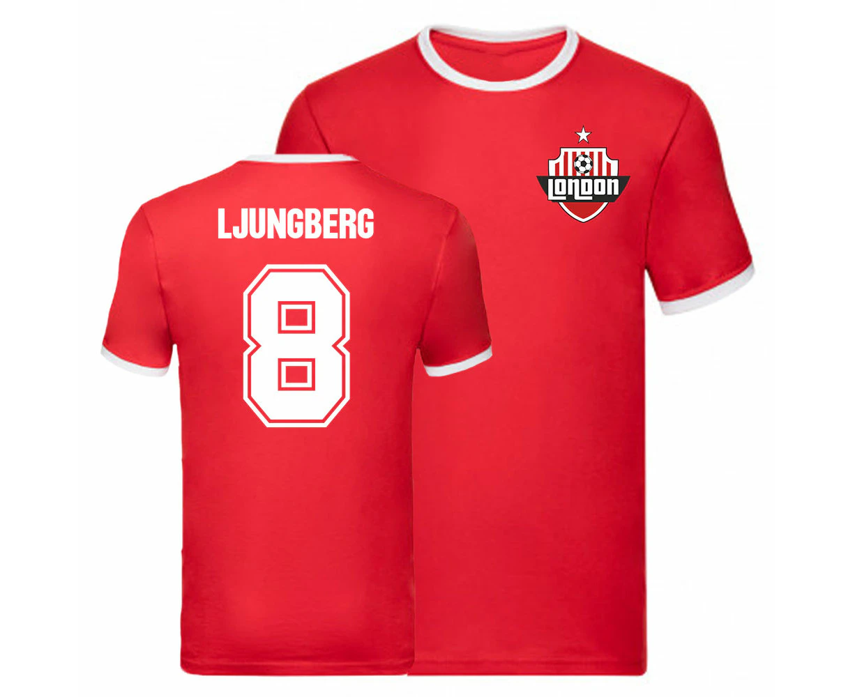 Freddie Ljungberg Arsenal Ringer Tee (Red)