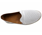 Orizonte Kirra Womens European Comfortable Soft Leather Shoes - White