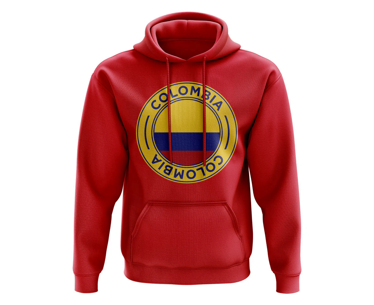 Colombia Football Badge Hoodie (Red)