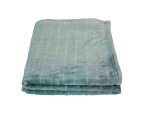 Domiva - Microfibre blanket, printed, 75 x 100 cm, checked - MKTP