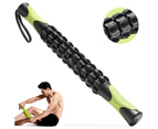 Yoga Muscle Roller Massage Stick Physical Therapy Massager Equipment Black