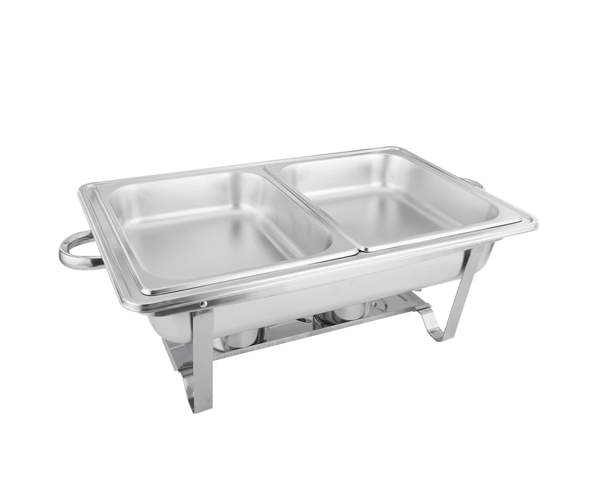 4.5L*2 Multi Stainless Steel Bain Marie Chafing Dish Buffet Food Warmer