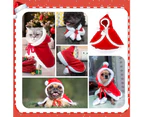 -s-Pet Cloak Dog Christmas Cloak Pet Christmas Articles Pet Dressing Clothes
