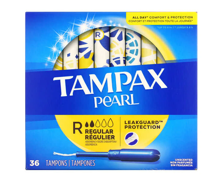 Pearl, Regular, Unscented, 36 Tampons