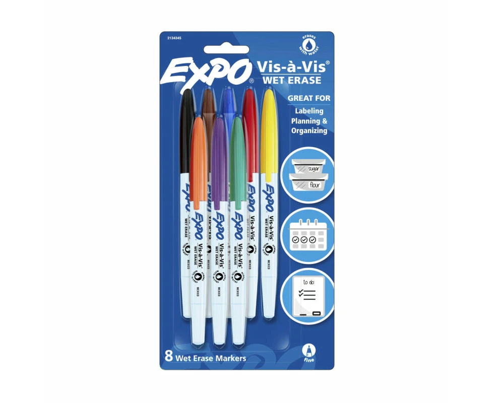 Expo White Board Marker Fine Multi Colour