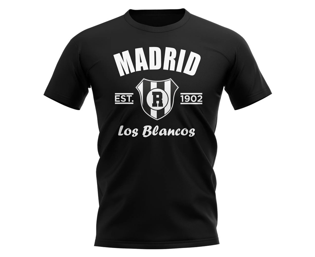 Real Madrid Established Football T-Shirt (Black)