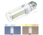 8pcs Led Corn Bulb Globe Lamp Spot Light Warm White/b22  - 56 Smd