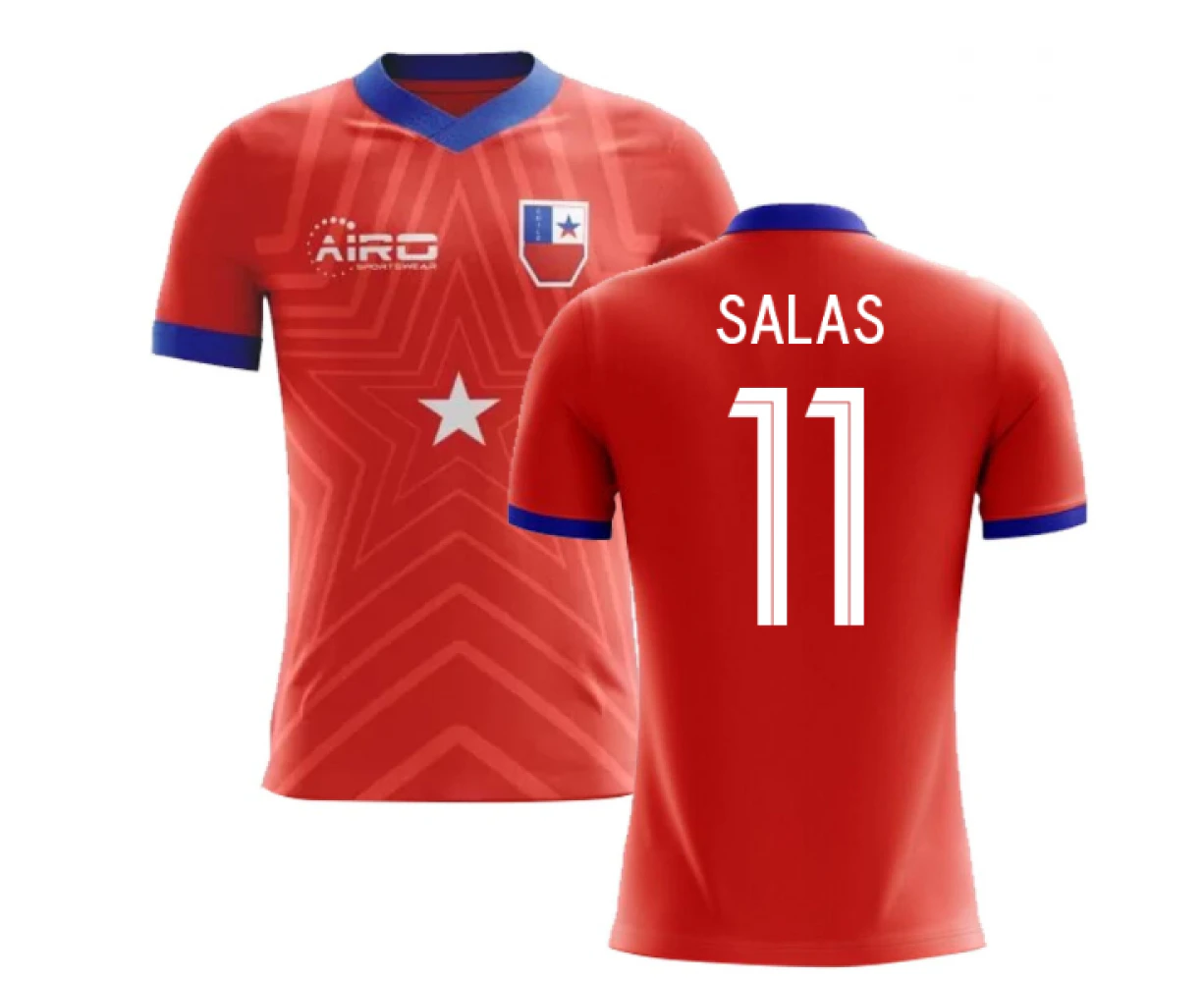 2022-2023 Chile Home Concept Football Shirt (SALAS 11)