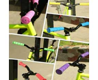 Rubber Grips For Bmx Mtb Cycle Road Mountain Bike Scooter Bicycle Handle Bar - Green