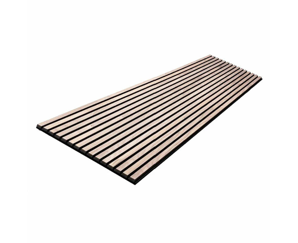 Dreasytech 270*60cm Flexible Acoustic Wood Slat Wall Panel Panels Oak Veneer