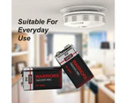 Warriors High Capacity 9V 9 Volt 2X Alkaline Super Long Lasting Battery Batteries Smoke Alarm Detectors Remote Control Car