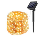 Waterproof Outdoor Solar LED Strip Mini Light - Yellow