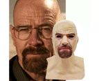 Old Man Face Cover Halloween 3d Latex Head Cosplay Masque