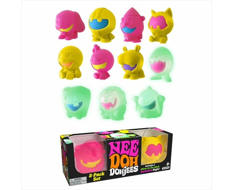 Dohjee 3 Pack Wave 2 Squish Toy Sent At Random