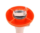 Silicone Snack Bowl for 40oz Stanley Cup - Orange