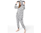 Costume Bay Adult Unisex Spotty Dog Onesie Kigirumi Animal Pajamas Halloween Costume Jumpsuit Sleepwear