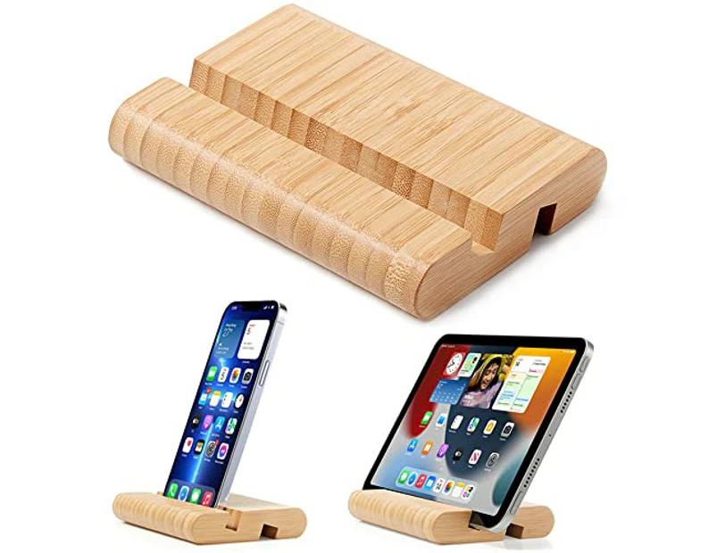 Bamboo Tablet Stand Wooden Mobile Phone Stand