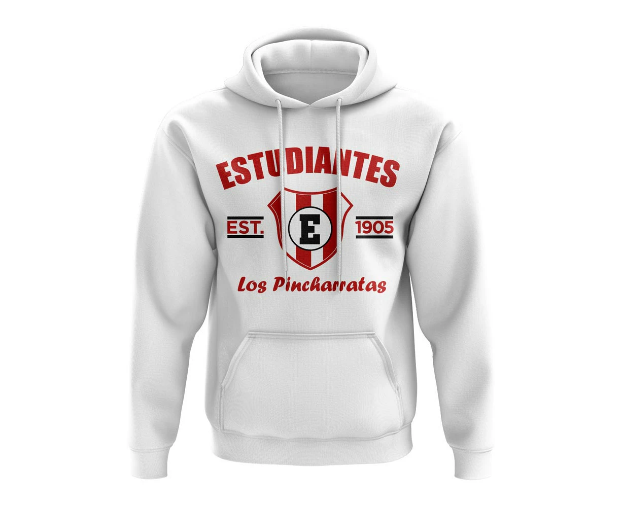 Estudiantes Established Football Hoody (White)