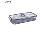 Fashion Fridge Organizer PET Premium Clear Storage - Grey 6