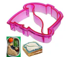 ishuif Funny Animal Shaped Lunch Sandwich Toast Cookies Cake Bread Cutter DIY Mold-Puzzle
