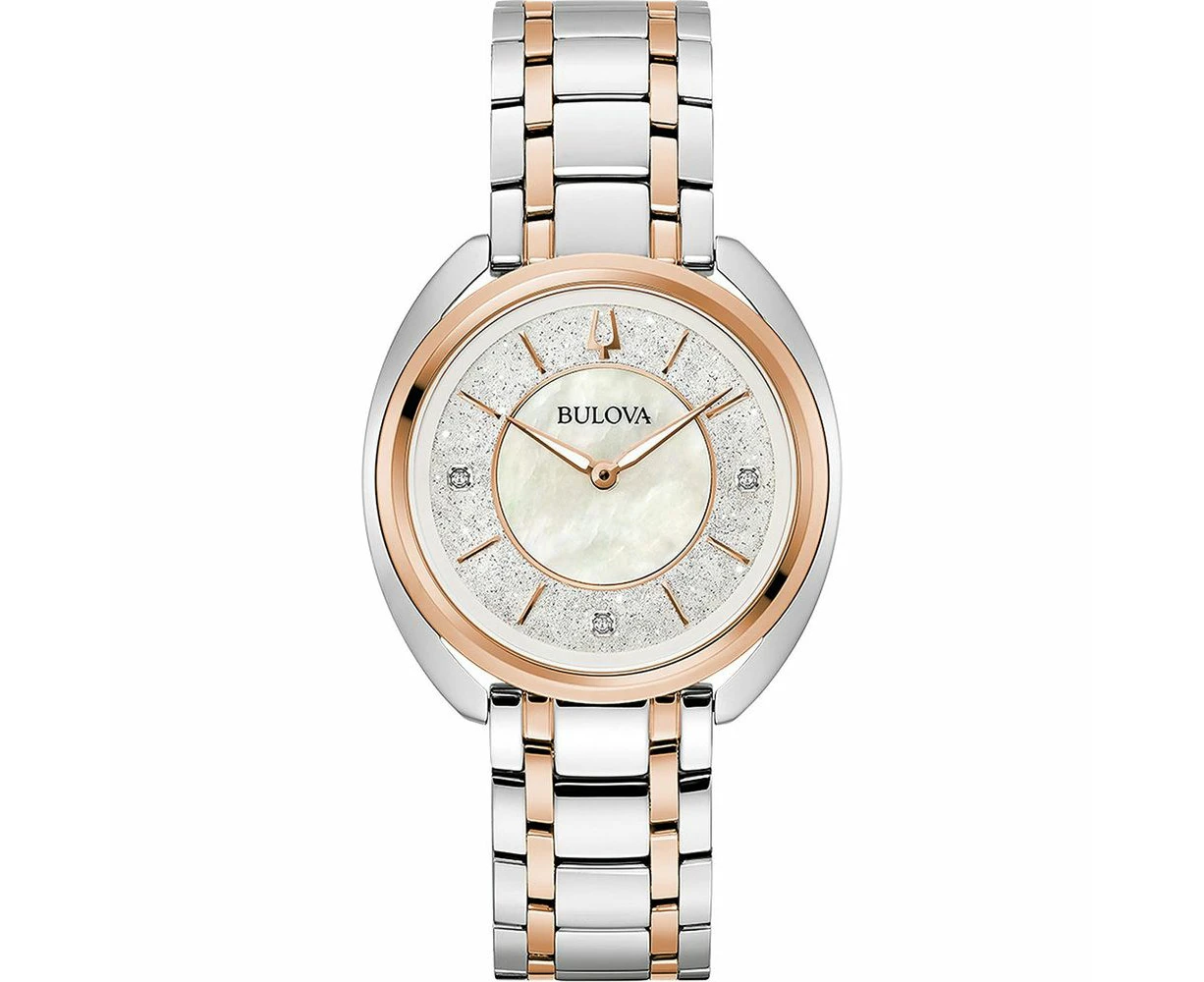 Bulova Mod. 98p219 Women's Stainless Steel Watch In Silver A Timeless Statement Of Elegance