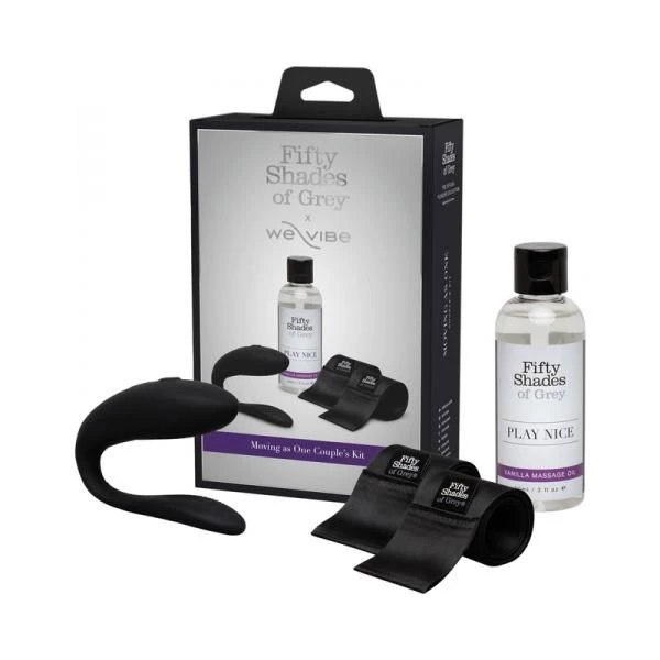 Fifty Shades Of Grey We Vibe Moving As One Kit Black, Couples Vibrator For Shared Pleasure And Sensual Exploration