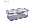 Fashion Fridge Organizer PET Premium Clear Storage - Grey 5