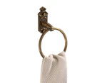 Retro Towel Ring Hand Towel Rack Wall Mount Towel Hanger for Bathroom Hardware